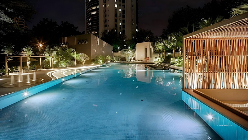 泳池水下灯串联和并联区别 泳池水下灯串联和并联区别