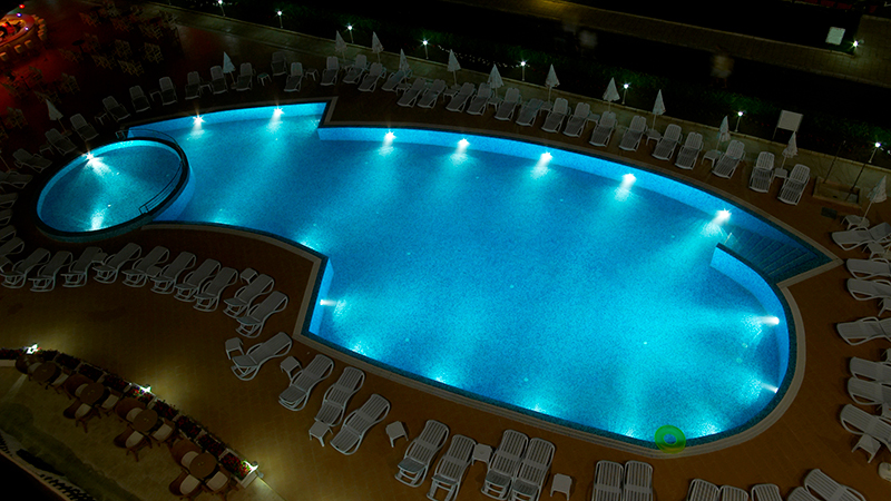 游泳池大灯珠水下灯具 游泳池大灯珠水下灯具