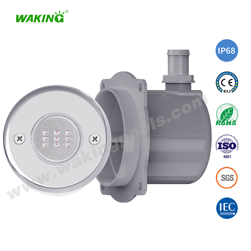 WR-SS100 挂壁嵌入式庭院鱼池灯光游泳池照明专用灯