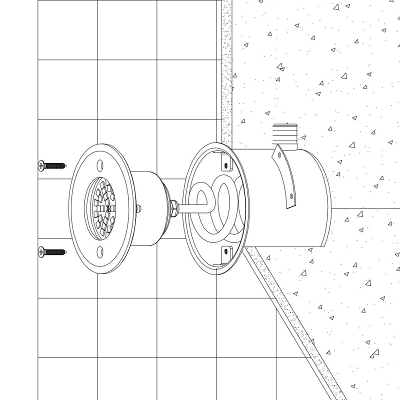 HJ-RC-SS110SS 埋地温泉灯高温池防水灯SPA桑拿灯