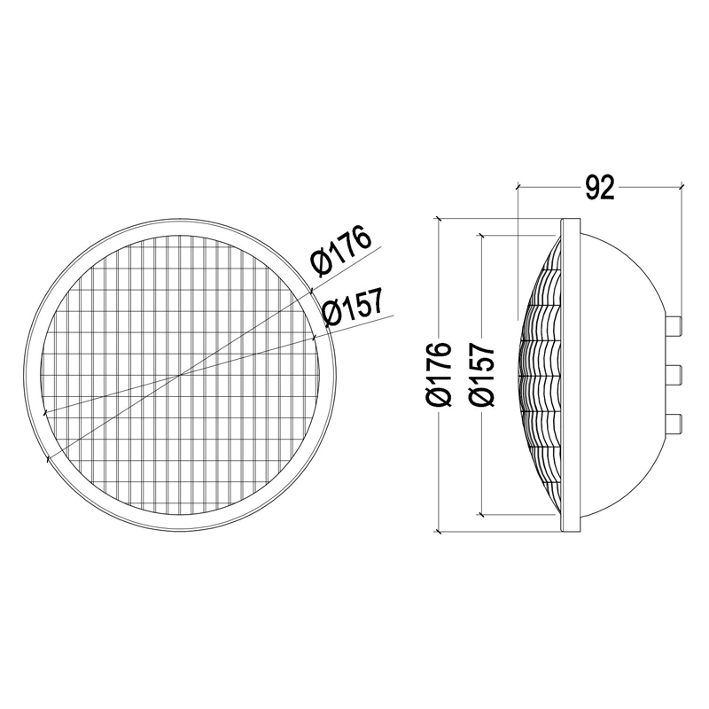 PAR56-5 七彩RGBW游泳池灯水下PAR56光源