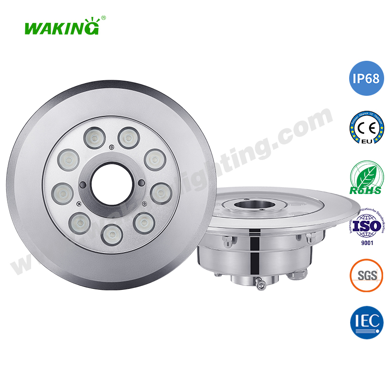 HJ-FL170-32 七彩音乐喷泉灯中孔水池涌泉水景射灯