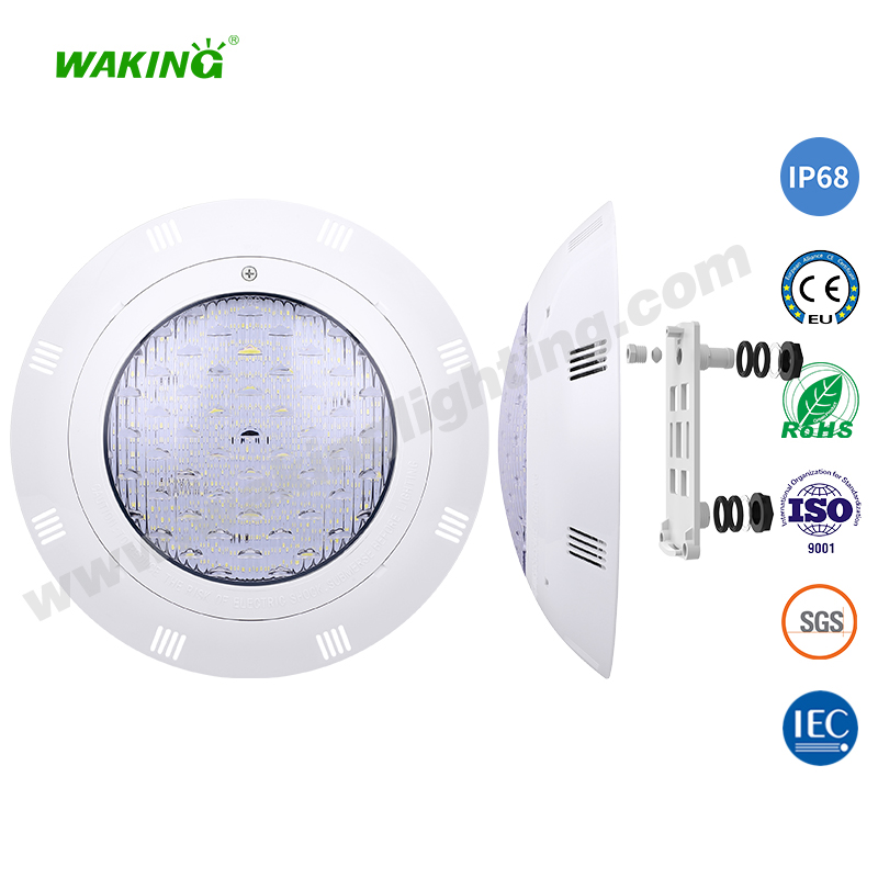 WM-PC295V 胶膜池LED水下侧挂壁灯跨境亚马逊水底泳池灯