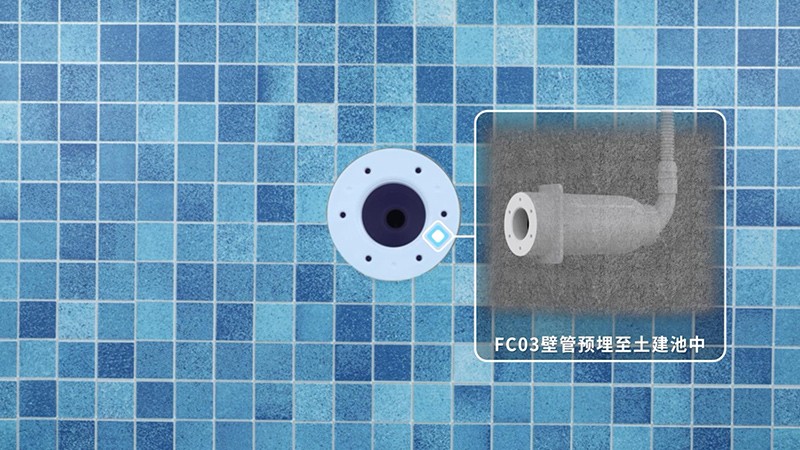 嵌入式泳池水下灯安装施工怎么防水的?