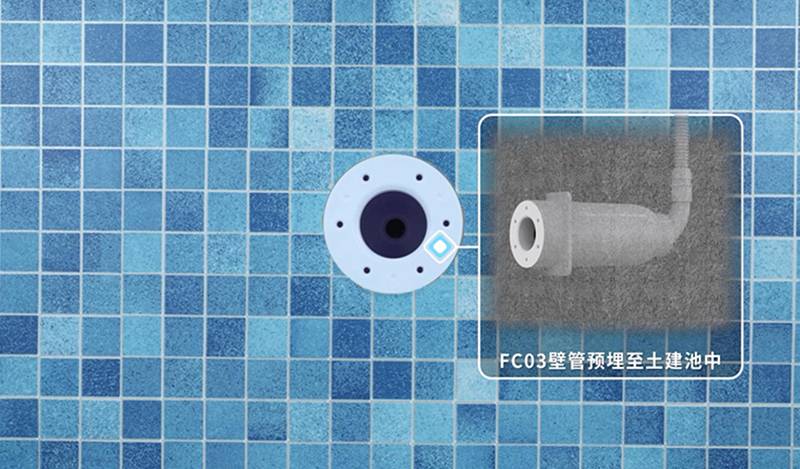 嵌入式泳池水下灯安装施工怎么防水的？
